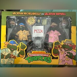 Teenage Mutant Ninja Turtles NECA Vacation Michelangelo and Raphael
